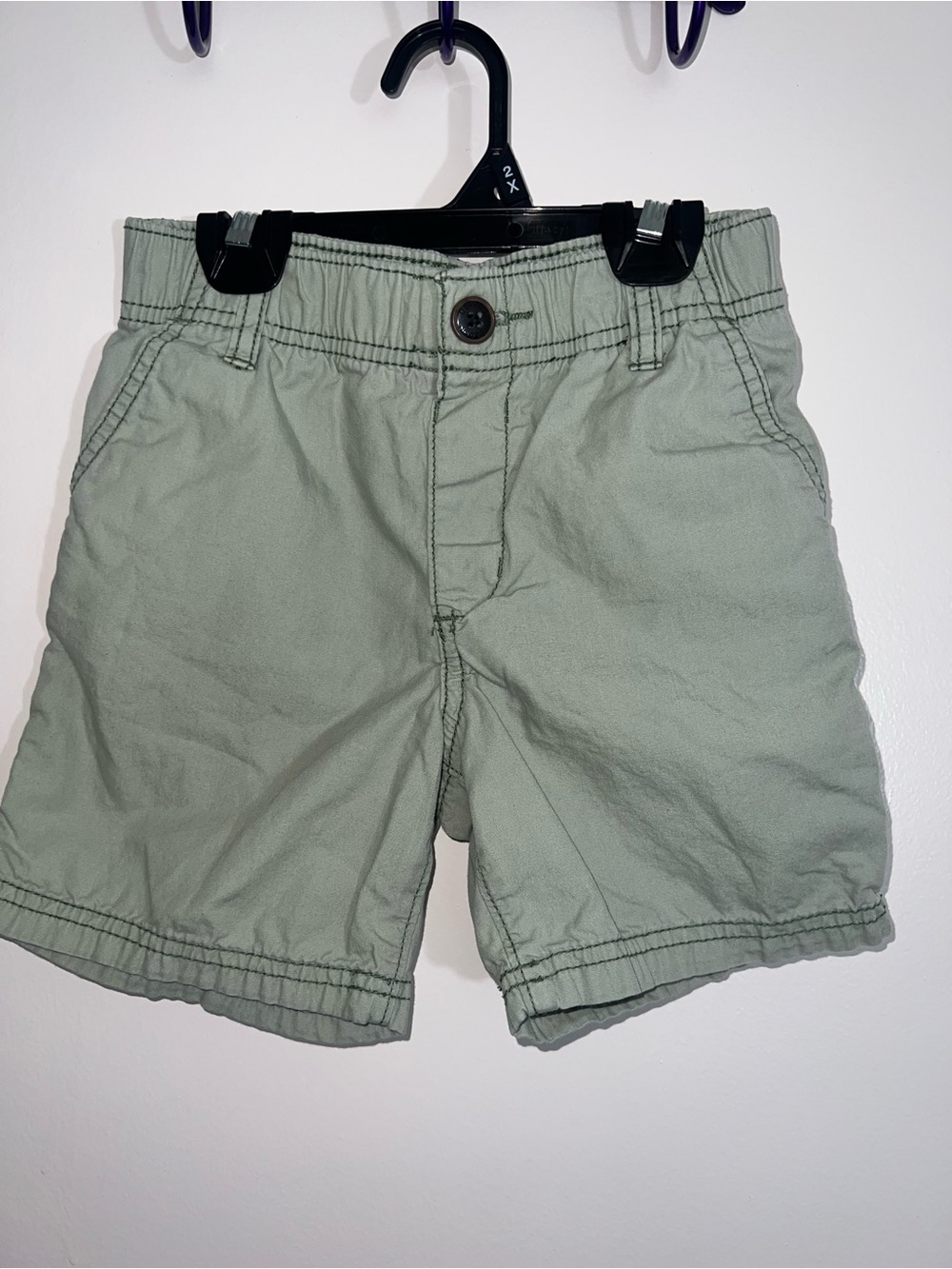 OshKosh B'gosh Sage Green Pull-On Shorts